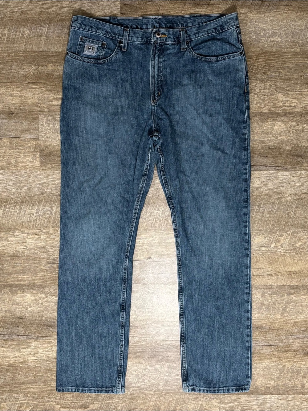 Cinch Classic Gray Label Bootcut Men’s 38X34 Denim Blue Jeans Y2K Rodeo